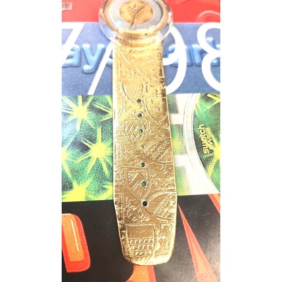 Swatch watch GUINEVERE PWK169 1992 Pop New Old Stock with case and battery - Picture 4 of 8